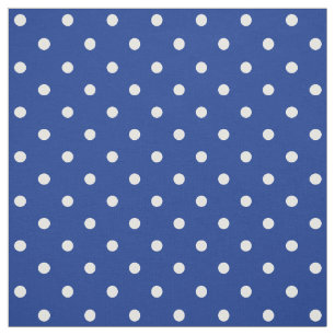 Blue Polka Dots Fabric