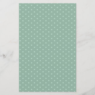 Blue Polka Dots Scrapbook Paper Sheet