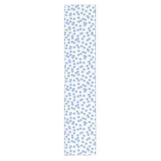 Blue Polka Dots Short Table Runner