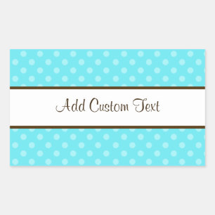 Blue Polka Dots Sticker