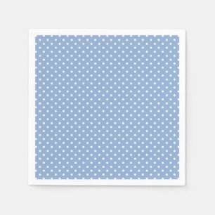 Blue Polkadot Baby Shower Napkin