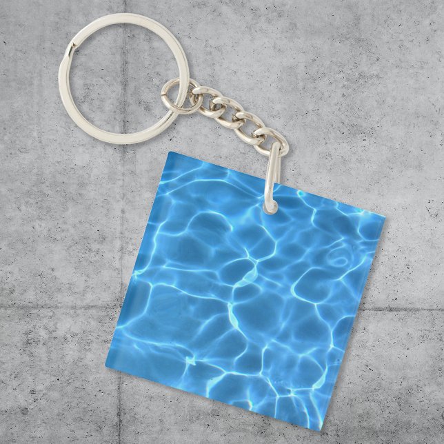 Blue Pool Pattern Keychain (Creator Uploaded)