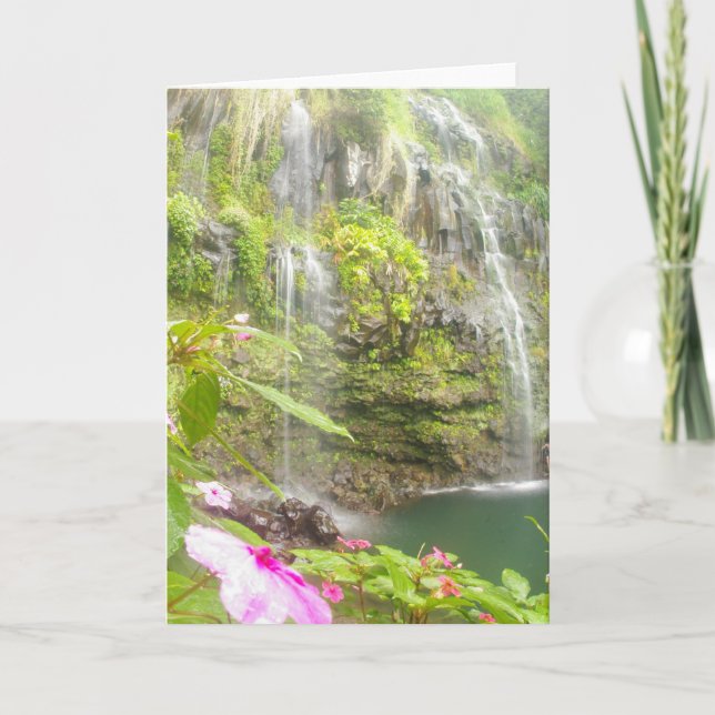 Blue Pools Hana Maui Card (Front)
