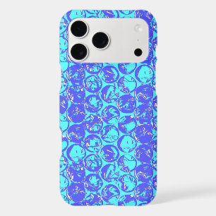 Blue pop art bubble wrap