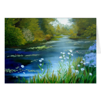 Blue Poppies Card