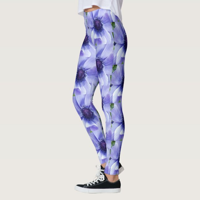 Blue Poppy, Leggings (Left)