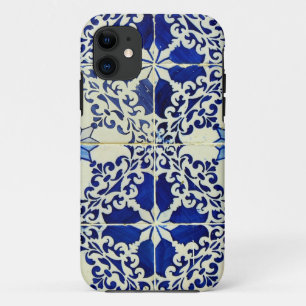 Blue, Portuguese Tiles iPhone 11 Case