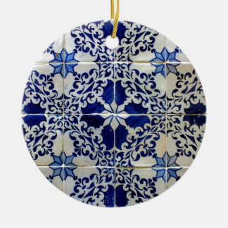 Blue, Portuguese Tiles Ceramic Ornament