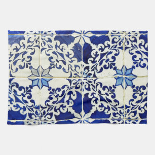 Blue, Portuguese Tiles Kitchen Towel
