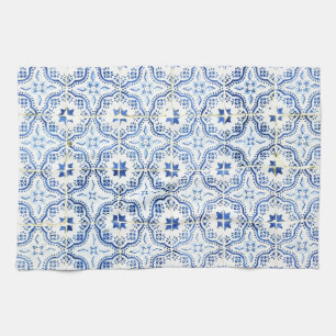 Blue, Portuguese Tiles Kitchen Towel