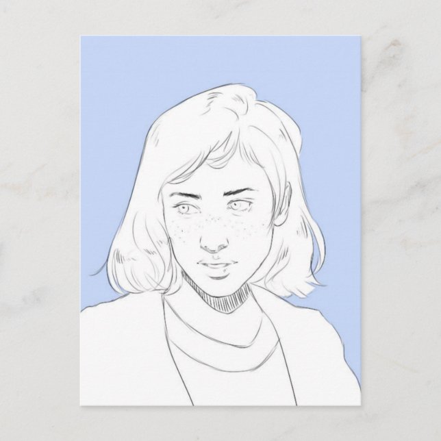 Blue Postcard (Front)