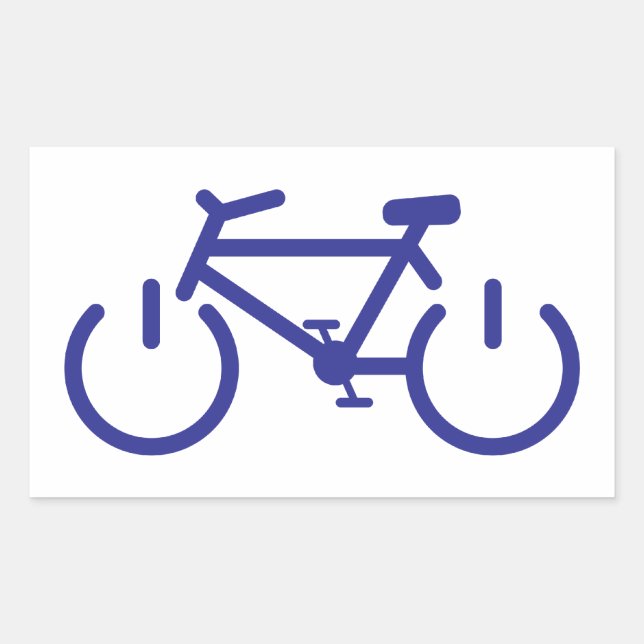 Blue Power Bike Sticker (Front)