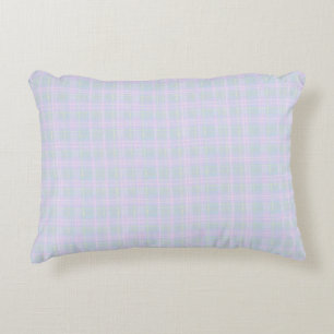 Blue Praire Plaid Accent Pillow
