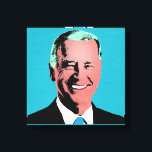 Blue President Biden Pop Art Canvas Print<br><div class="desc">Political Pop Art Gear and Political Gifts from PolitiClothes.com & PolitiCardz.com Find the Most Unique Election and Political Gifts Including: Political T-shirts, Political Bumper Stickers, Political Buttons, Political Posters, Political Pins, Political Cards, Political Mugs, Political Posters, Political Signs and More! Political Art & Gear: http://www.PolitiClothes.com Political Cards & Gifts: http://www.PolitiCardz.com...</div>