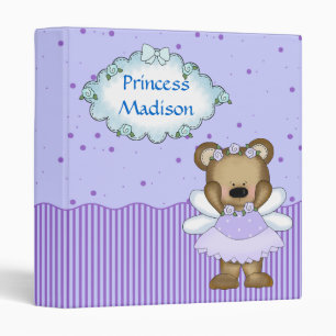 Blue Princess Baby Binder
