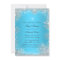 Blue Princess Winter Wonderland Sweet 16 Invite