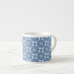 Blue Print Tile  Espresso Cup