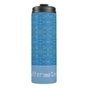Blue Promotional Agave Affirmation Thermal Tumbler