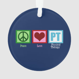Blue PT Peace Love Thérapie physique Noël