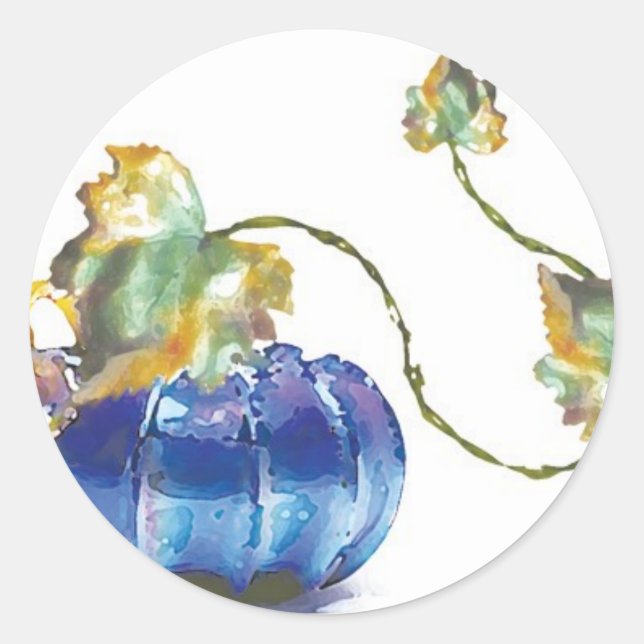 Blue Pumpkin Stickers (Front)
