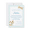 Blue Puppy Dog Invitation with Stripes and Dots