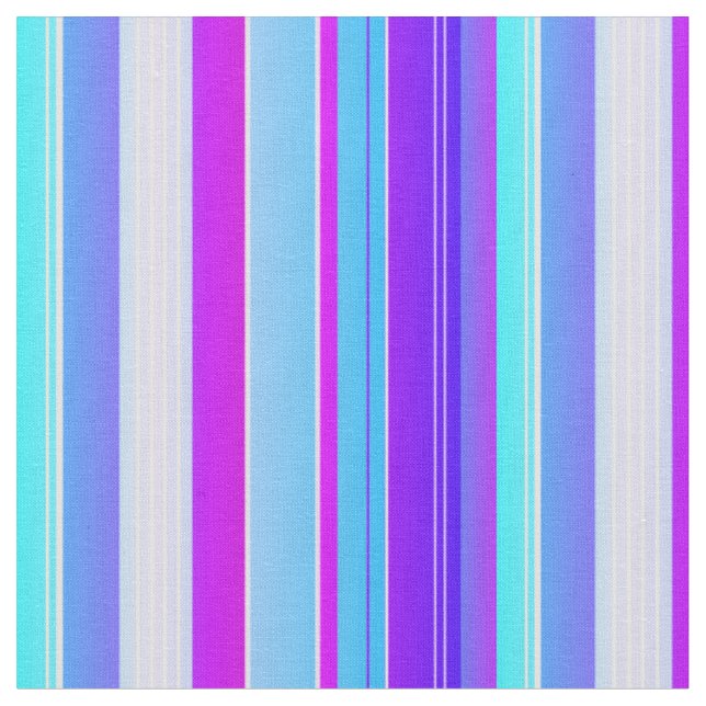 Blue puprle creative original striped fabric (Close Up)