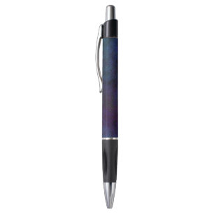 Blue & Purple Abstract, Grungy Digital Art Pen