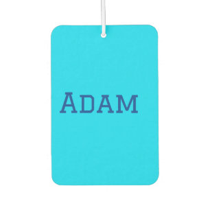 Blue purple add name text back to school message s air freshener