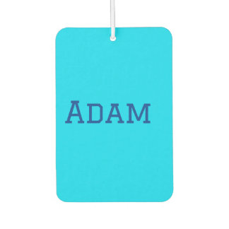 Blue purple add name text back to school message s air freshener