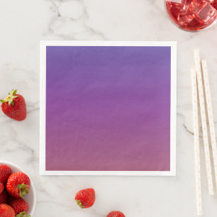 Blue, Purple and Orange Gradient Napkin