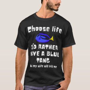 Blue purple betta fish T-Shirt