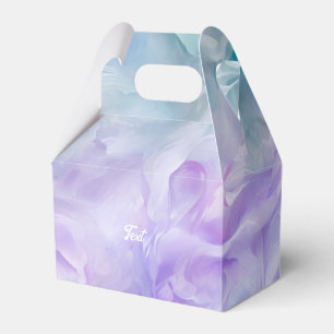 Blue & purple cloud swirl favor box