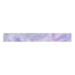 Blue & purple cloud swirl grosgrain ribbon