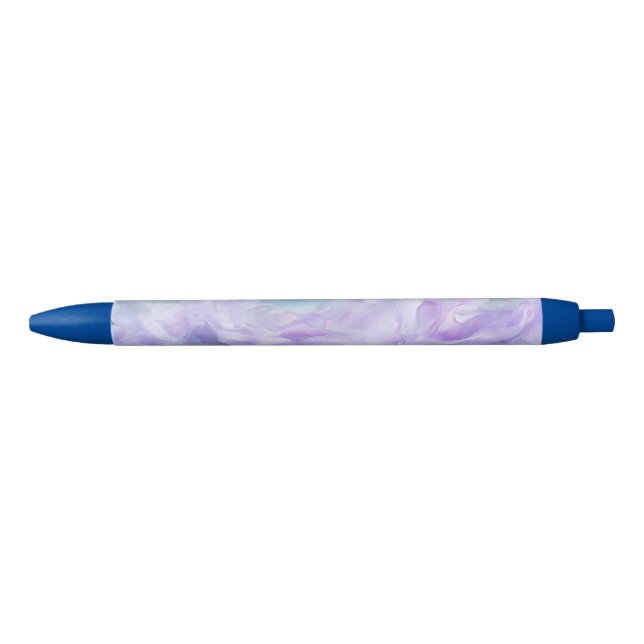 Blue & purple cloud swirl ink pen (Front)