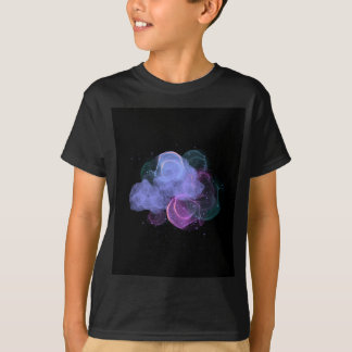 Blue Purple Colourful Watercolor T-shirt