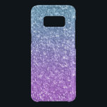 Blue & Purple Faux Glitter 2 Uncommon Samsung Galaxy S8 Case<br><div class="desc">Cool modern blue to purple faux glitter and sparkles glam girly design.</div>