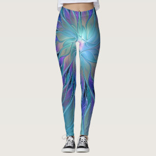 Abstract Spiral Leggings for Women Mid Rise Waist Pants Unique