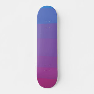 Blue purple gradient Skateboard