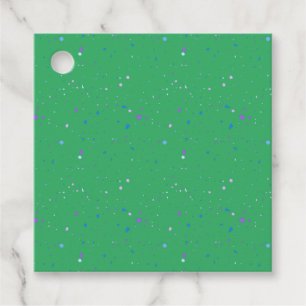 Blue + Purple Ink Splatters Favour Tags