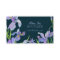 Blue Purple Iris Business Appointment Card