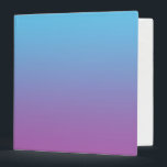 Blue & Purple Ombre Binder<br><div class="desc">Blue & Purple Ombre 3-Ring Binder With White Interior</div>