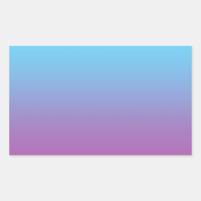 Blue & Purple Ombre Sticker (Front)