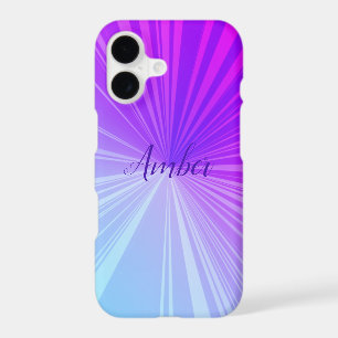 Blue Purple/Pink Action Swoosh Pattern Personalize