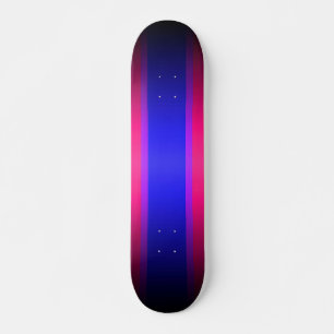 Blue Purple & Pink Gradient: Custom Skateboard