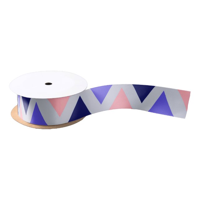 Blue/Purple/Pink Ribbon Satin Ribbon (Spool)