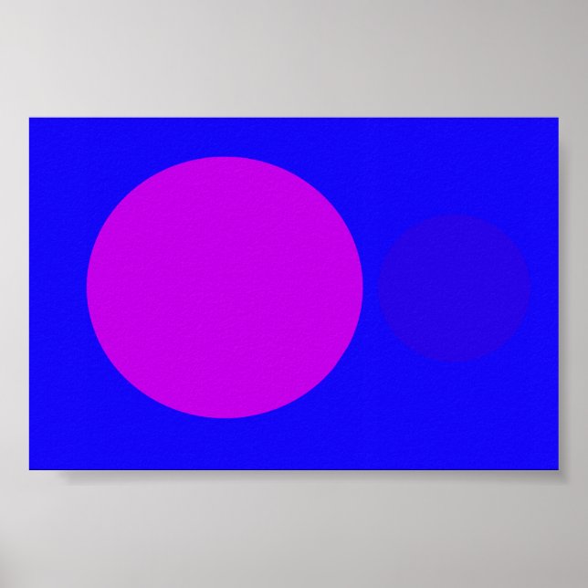 Blue Purple Poster (Front)