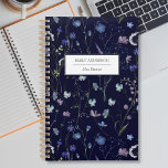 Blue Purple Pretty Wildflower Floral Pattern 2026 Planner<br><div class="desc">Introducing our Blue Purple Pretty Wildflower Floral Pattern Planner. Featuring watercolor illustration of wild field flower,  great for nature and wildflower lovers. Add elegant and sophisticated vibes to your weekly and monthly planning.</div>