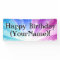 Blue/Purple Ray Personalized Birthday Party Banner
