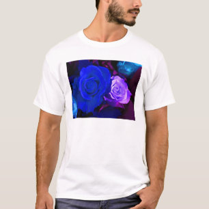 Blue Purple Rose T-Shirt