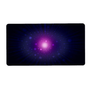 Blue Purple Space Galaxy Stars Abstract